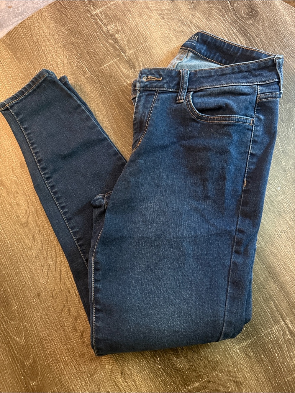 a.n.a Deep Indigo Skinny Jeans